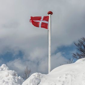 Vinter på Møn